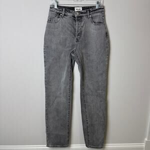 Rolla's Classic Straight Jean Black Acid Washed Size 28
